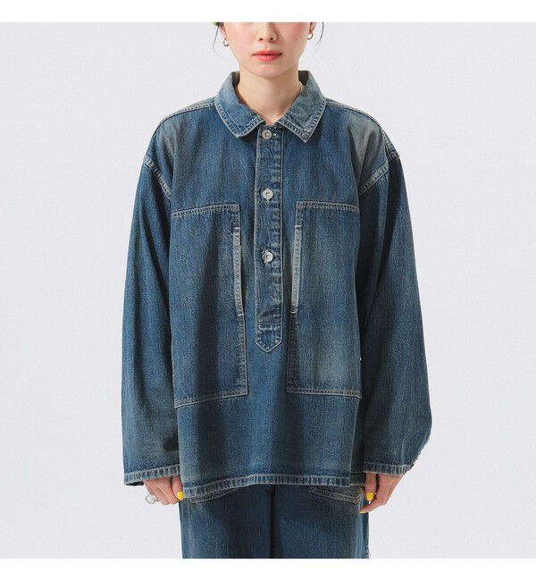BEAMSBOY「【別注】BUZZ RICKSON&rsquo;s / USED DENIM PULLOVER」|ブルゾン・スタジャン|