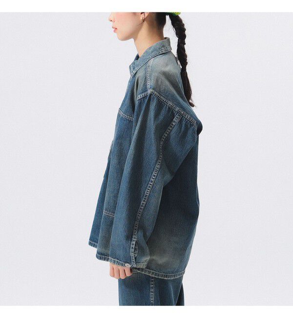 BEAMSBOY「【別注】BUZZ RICKSON&rsquo;s / USED DENIM PULLOVER」|ブルゾン・スタジャン|