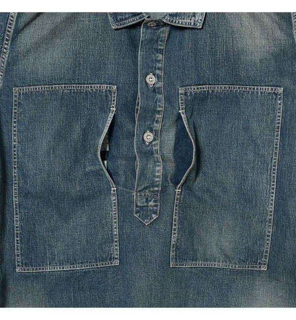 BEAMSBOY「【別注】BUZZ RICKSON&rsquo;s / USED DENIM PULLOVER」|ブルゾン・スタジャン|