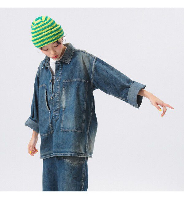 BEAMSBOY「【別注】BUZZ RICKSON&rsquo;s / USED DENIM PULLOVER」|ブルゾン・スタジャン|