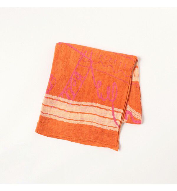 Demi-Luxe BEAMS 「manipuri / フィッシュ リネン ストール」|ストール|