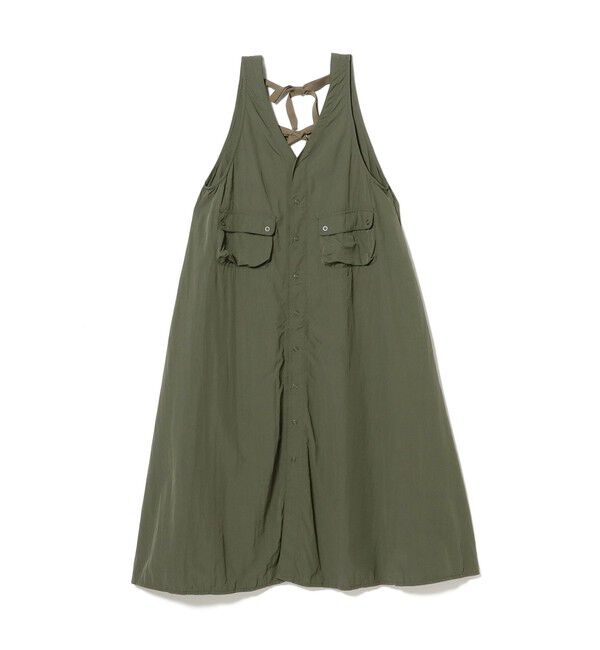 BEAMSBOY「ナイロン タッサー C-1 ノースリーブ ワンピース」|ワンピース|