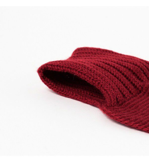 BEAMSBOY「段リブ チビ ストール」|マフラー|