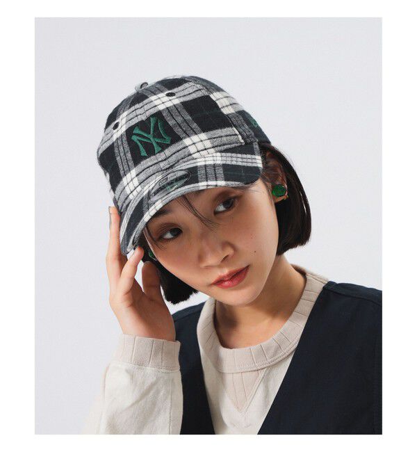 BEAMSBOY「【別注】NEW ERA / チェック 940 Easy Snap」|その他|BLACK/WHITE