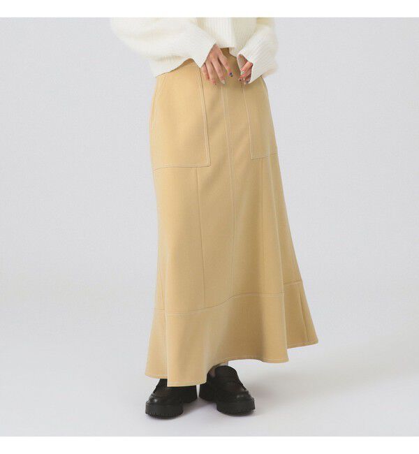 Ray BEAMS 「ステッチ マーメイド スカート」|スカート|