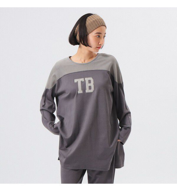 BEAMSBOY「ロゴ フットボール ロングスリーブ Tシャツ」|Tシャツ・カットソー|