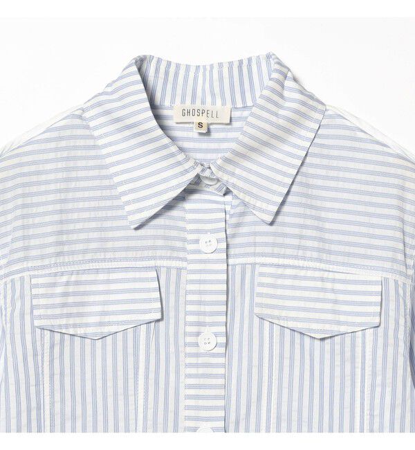 Ray BEAMS 「GHOSPELL / Tali Stripe Shirt」|シャツ・ブラウス|