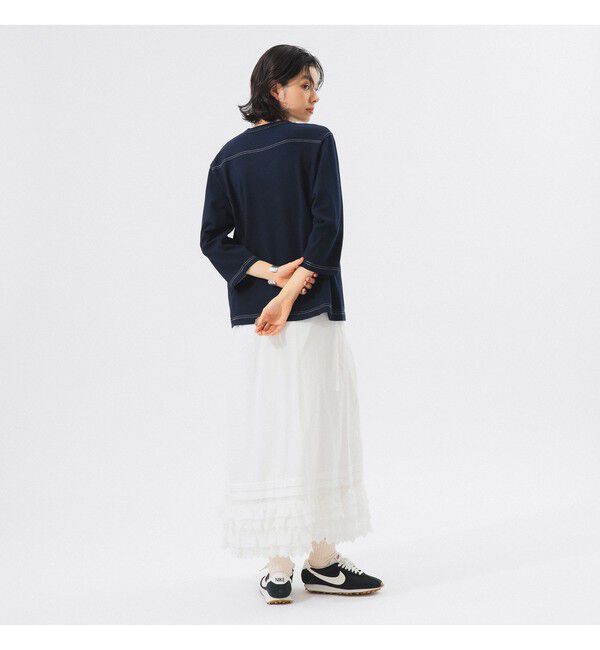 BEAMSBOY「テンジク フットボール 3/4 Tシャツ」|Tシャツ・カットソー|