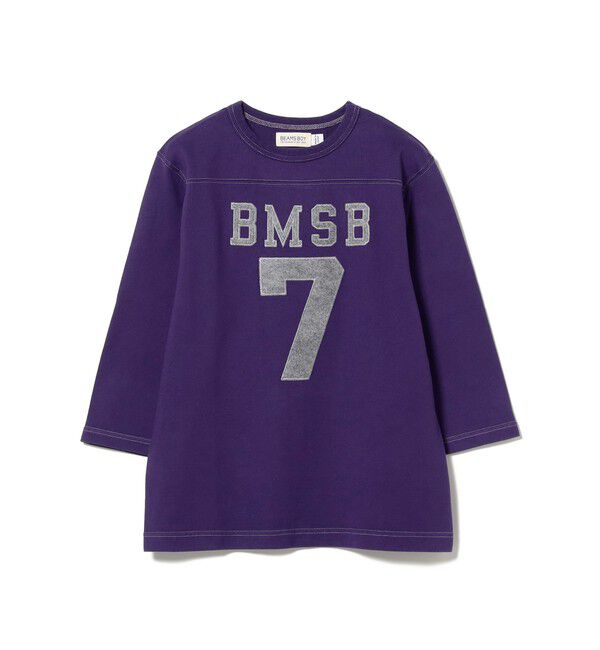 BEAMSBOY「テンジク フットボール 3/4 Tシャツ」|Tシャツ・カットソー|