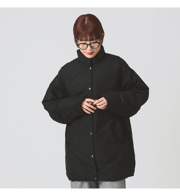 Ray BEAMS 「THE NORTH FACE / オルタレーションゼファーシェルハーフコート」|ダウン|ﾌﾞﾗｯｸ