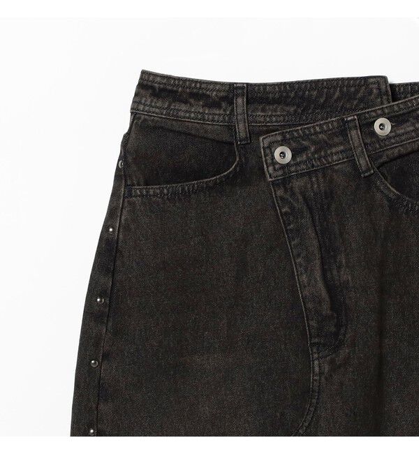 Ray BEAMS 「デニム サイド スタッズ スカート」|スカート|