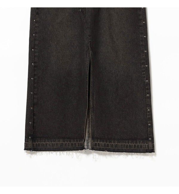 Ray BEAMS 「デニム サイド スタッズ スカート」|スカート|
