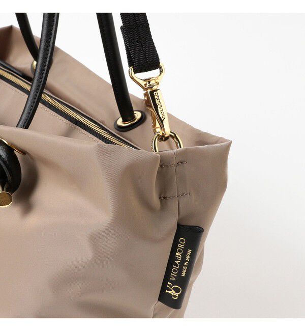 Demi-Luxe BEAMS 「【WEB限定】VIOLAd&rsquo;ORO / BIANCA ナイロン トートバッグ ML」|トートバッグ|