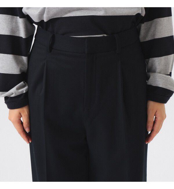 BEAMSBOY「【別注】LACOSTE / ワイド パンツ」|チノ|