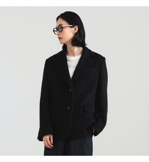 Demi-Luxe BEAMS 「モヘヤループ シャギー ジャケット」|ダッフルコート|