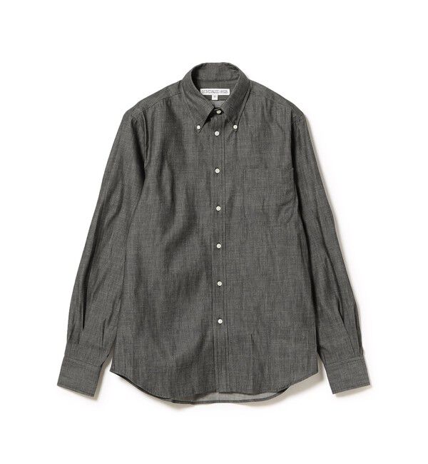 BEAMS「INDIVIDUALIZED SHIRTS / 別注 CHMBRY Button Down Shirt」|シャツ・ブラウス|Black(S73NTO)