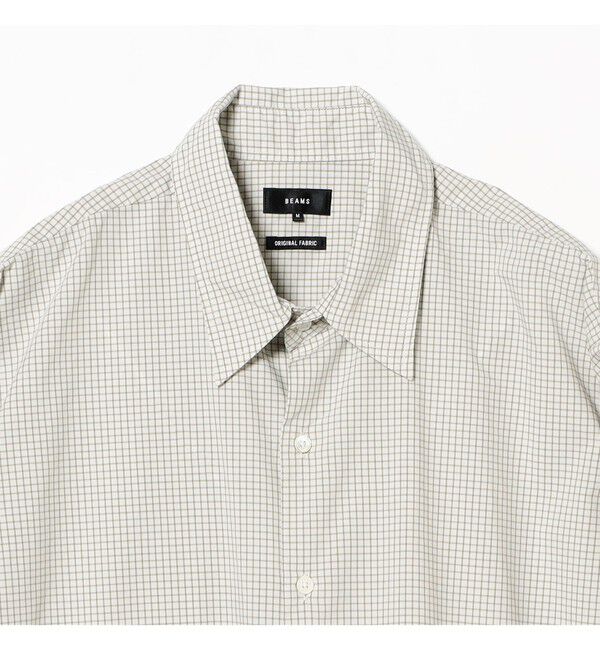 BEAMS「ショート スリットシャツ」|シャツ・ブラウス|