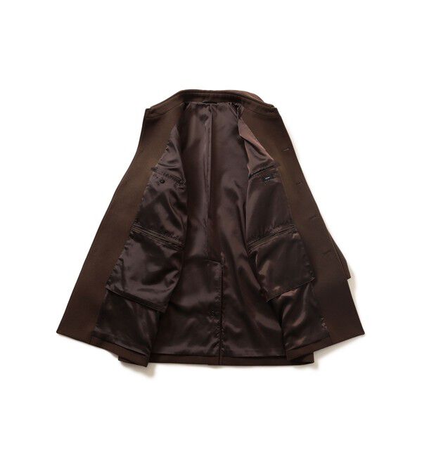 BEAMS「ワイドフィット フリース ステンカラーコート」|ダッフルコート|