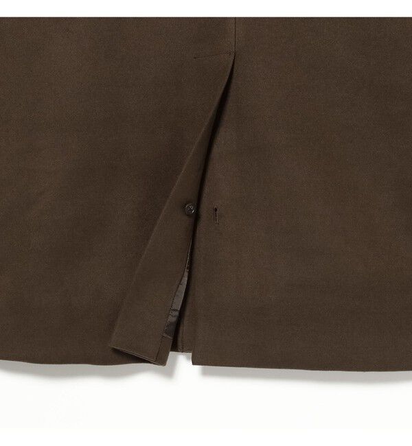 BEAMS「ワイドフィット フリース ステンカラーコート」|ダッフルコート|