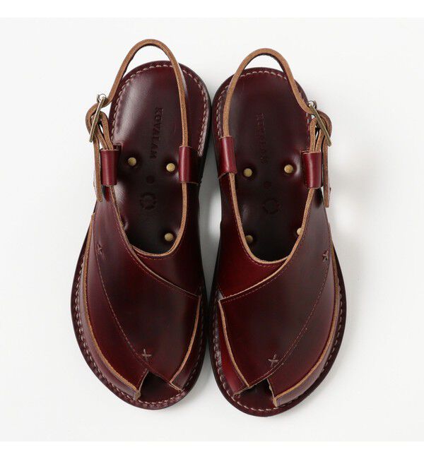 BEAMS PLUS「KOVALAM / 別注 X-STRAP SANDAL CHROMEXCEL」|サンダル|