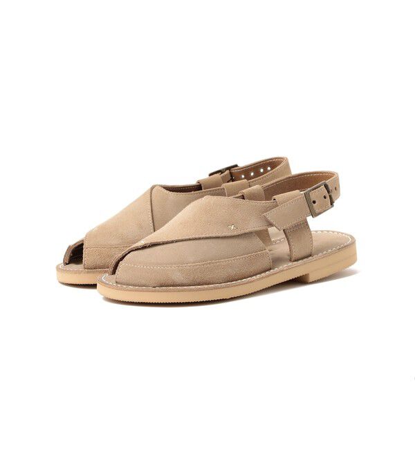 BEAMS PLUS「KOVALAM / 別注 X-STRAP SANDAL SUEDE」|サンダル|