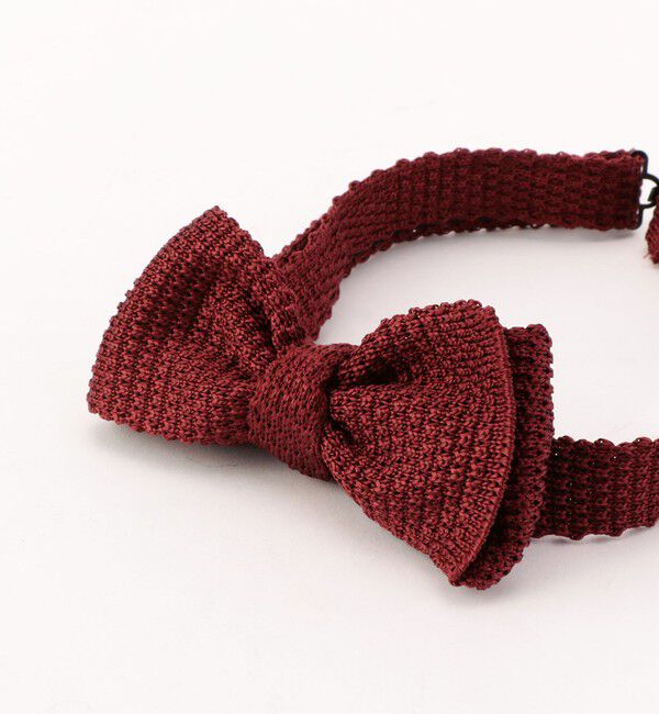 SHIPS「SHIPS: CANEPAファブリック ニット 蝶ネクタイ」|ネクタイ・蝶ネクタイ|