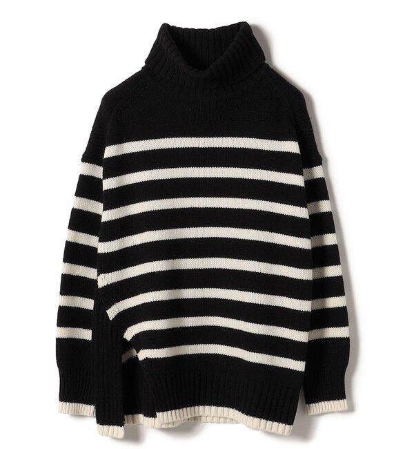 SHIPS for women「〈手洗い可能〉サイド スリット タートル プルオーバー」|ニット・セーター|