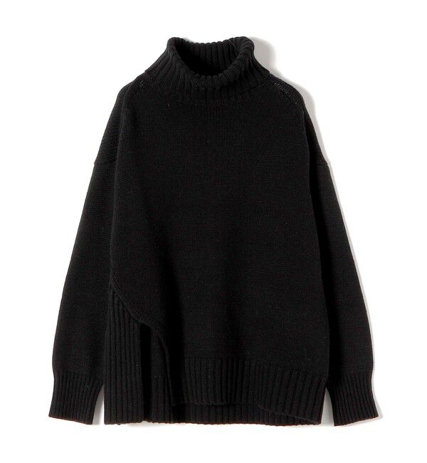 SHIPS for women「〈手洗い可能〉サイド スリット タートル プルオーバー」|ニット・セーター|