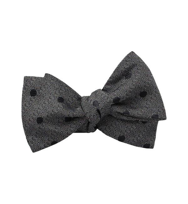 SHIPS「Puccini: フォーマル ドット 蝶ネクタイ」|ネクタイ・蝶ネクタイ|チャコールグレー