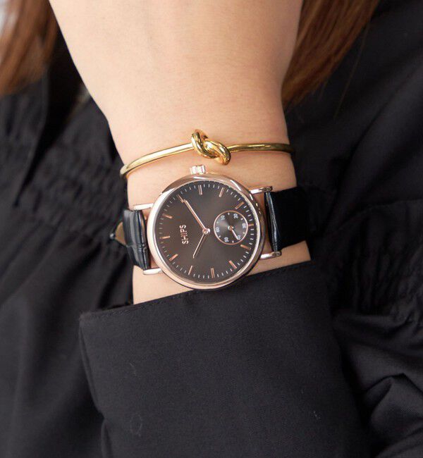 SHIPS「【WEB限定】SHIPS: ビジネス / ミリタリー 2WAY ベルト ウォッチ (腕時計)」|腕時計|ダークグレー