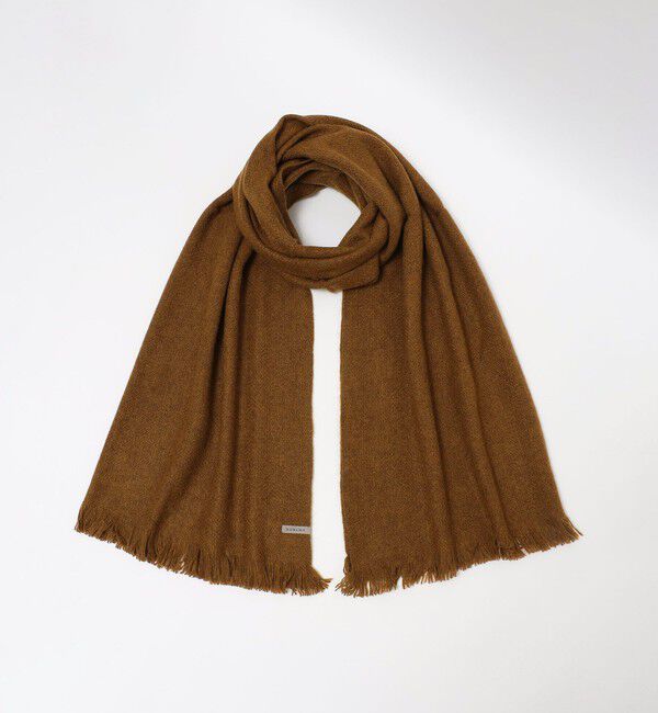 SHIPS「Norlha:Norlha:ヤク Nomad Nets  ストール」|マフラー|キャメル