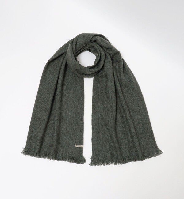 SHIPS「Norlha:Norlha:ヤク Nomad Nets  ストール」|マフラー|オリーブ