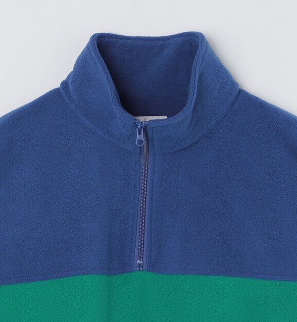 SHIPS「*【SHIPS別注】MADDEN: 2トーン ハーフジップ フリース プルオーバー」|プルオーバー|