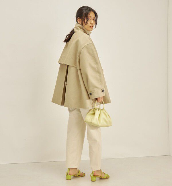 SHIPS for women「T/C ツイル ステンカラー ショート コート ◇」|ステンカラーコート|