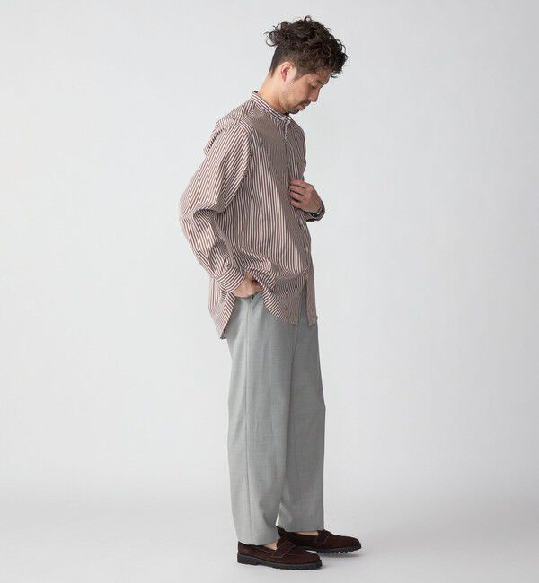 SHIPS「SHIPS:〈洗濯機可能/ストレッチ〉T/R トロピカル リラックス イージーパンツ」|チノ|