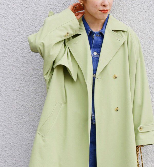 SHIPS any「SHIPS any: 〈洗濯機可能〉フレア ミディ トレンチ コート」|トレンチコート|