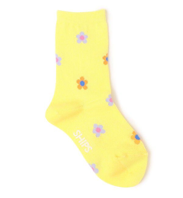 SHIPS KIDS「SHIPS KIDS:デイジー ソックス」|ソックス|イエロー