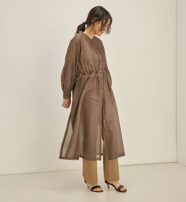 SHIPS for women「〈手洗い可能〉カールマイヤー 羽織り ワンピース◇」|ワンピース|