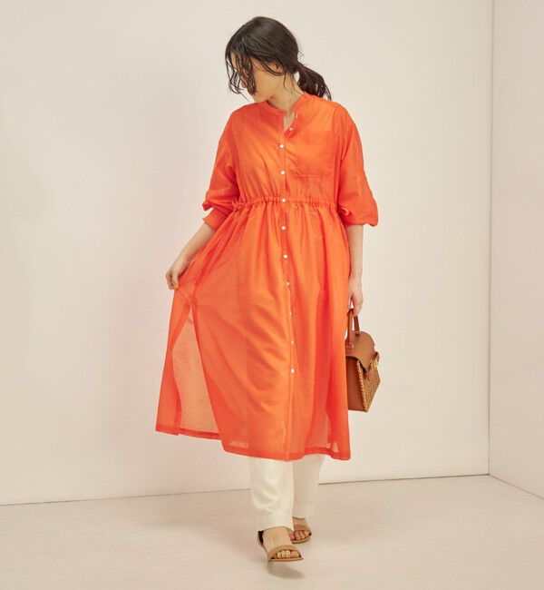 SHIPS for women「〈手洗い可能〉カールマイヤー 羽織り ワンピース◇」|ワンピース|