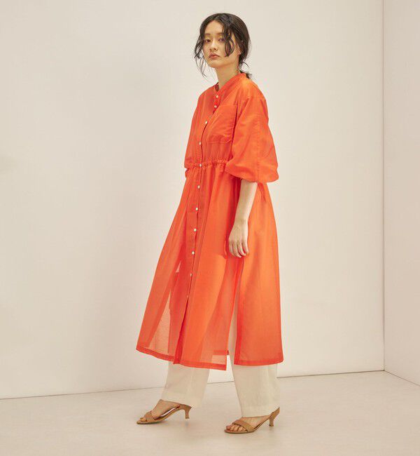 SHIPS for women「〈手洗い可能〉カールマイヤー 羽織り ワンピース◇」|ワンピース|