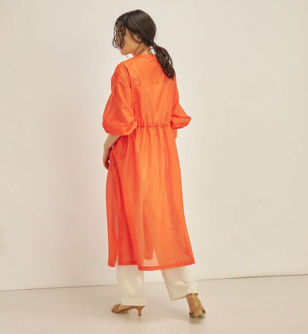 SHIPS for women「〈手洗い可能〉カールマイヤー 羽織り ワンピース◇」|ワンピース|