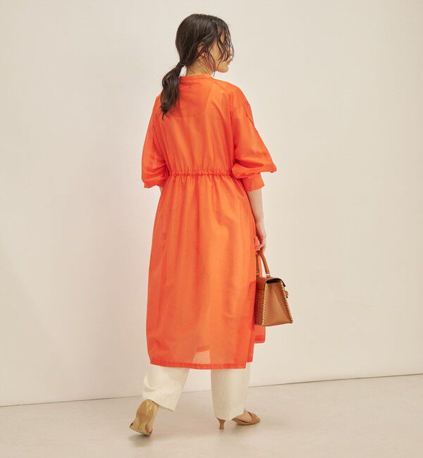 SHIPS for women「〈手洗い可能〉カールマイヤー 羽織り ワンピース◇」|ワンピース|