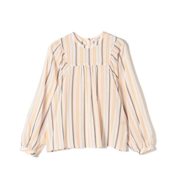 SHIPS for women「〈手洗い可能〉前後 2WAY シアー ストライプ ブラウス◇」|シャツ・ブラウス|
