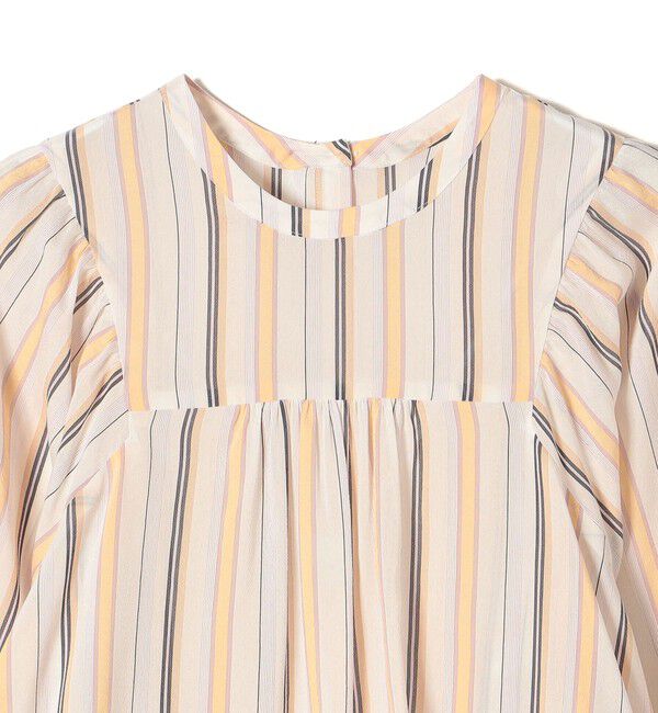 SHIPS for women「〈手洗い可能〉前後 2WAY シアー ストライプ ブラウス◇」|シャツ・ブラウス|
