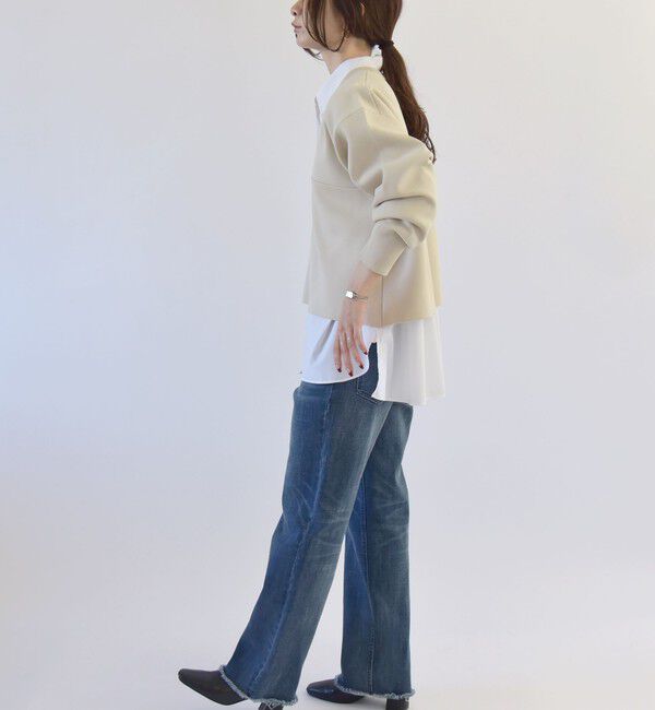 quaranciel「quaranciel:〈洗濯機可能〉クロップド Vネック プルオーバー」|その他|