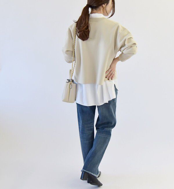 quaranciel「quaranciel:〈洗濯機可能〉クロップド Vネック プルオーバー」|その他|