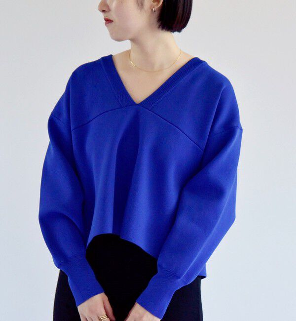quaranciel「quaranciel:〈洗濯機可能〉クロップド Vネック プルオーバー」|その他|