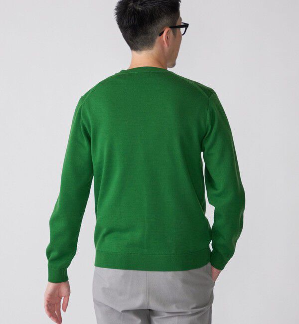 SHIPS「SHIPS:〈手洗い可能〉メリノウール TEXBRID(R) クルーネック ニット」|ニット・セーター|