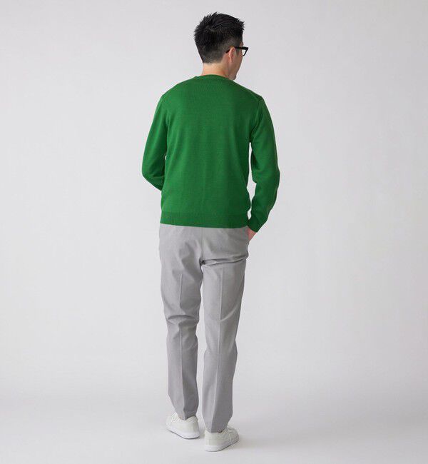 SHIPS「SHIPS:〈手洗い可能〉メリノウール TEXBRID(R) クルーネック ニット」|ニット・セーター|