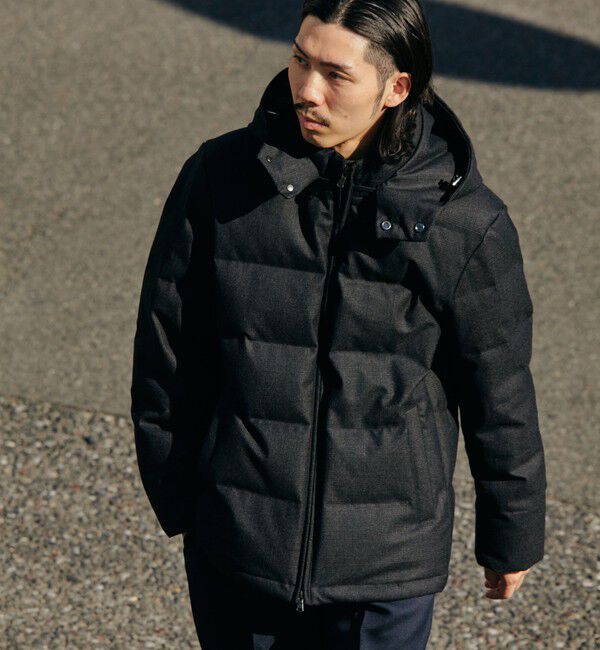 SHIPS「SHIPS: ウールファブリック ダウン ジャケット」|ダウン|